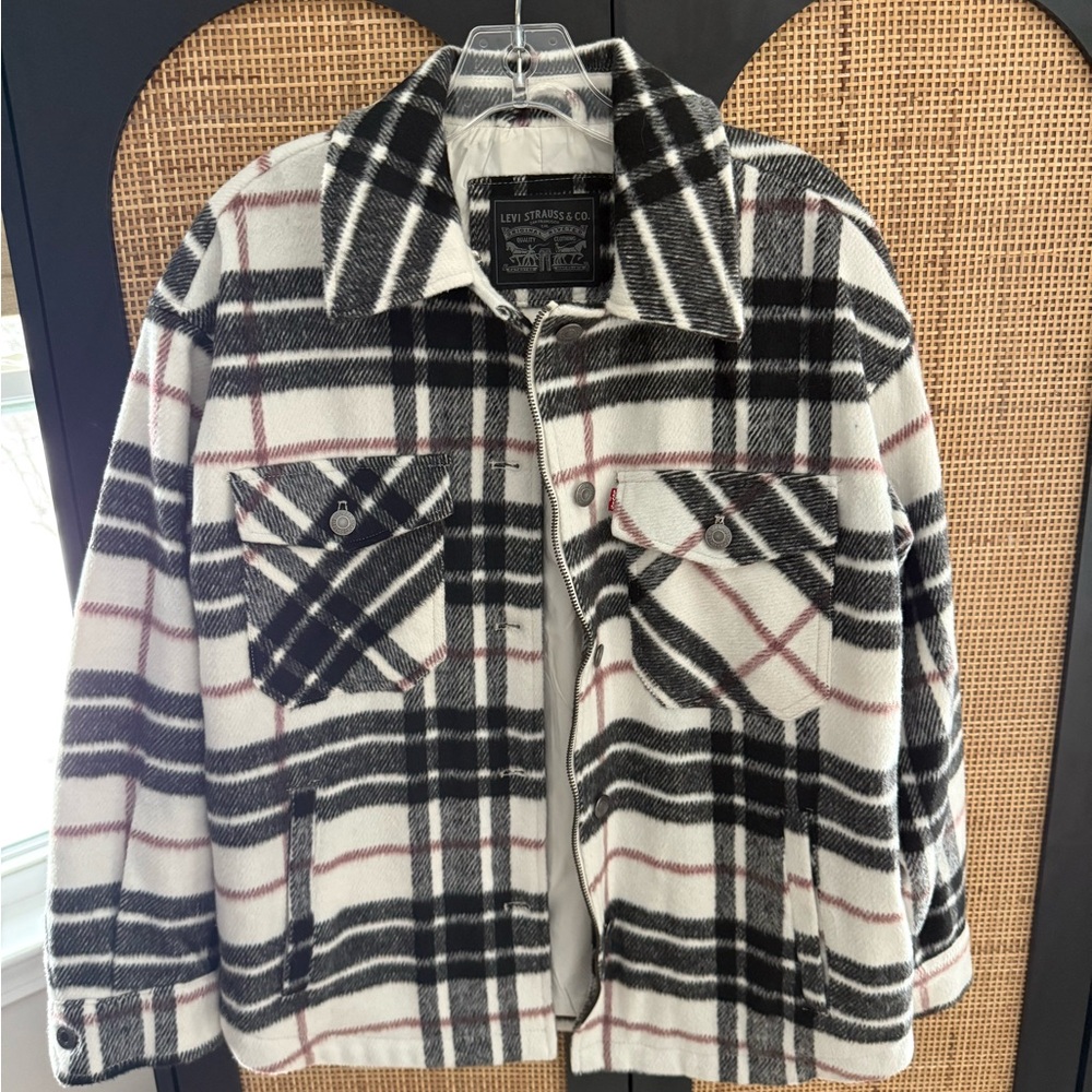 Levi's Plaid Flannel Shacket - NWOT